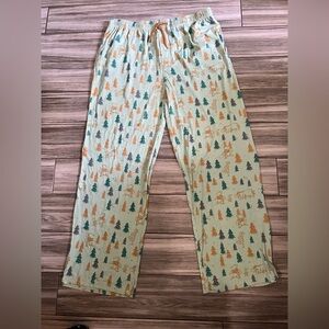 Winnie the Pooh Print Pajama Pants